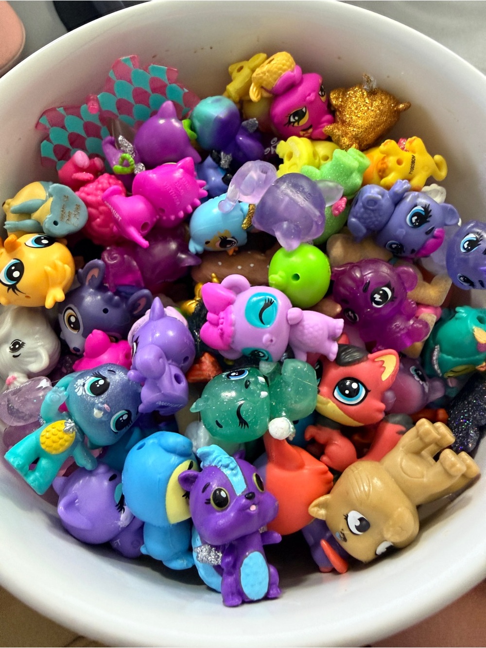 Mini Collectible Kids Hatchimal and assorted figurines Set